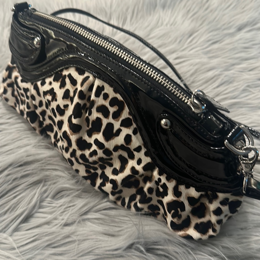 White House Black Market Animal Print Bag